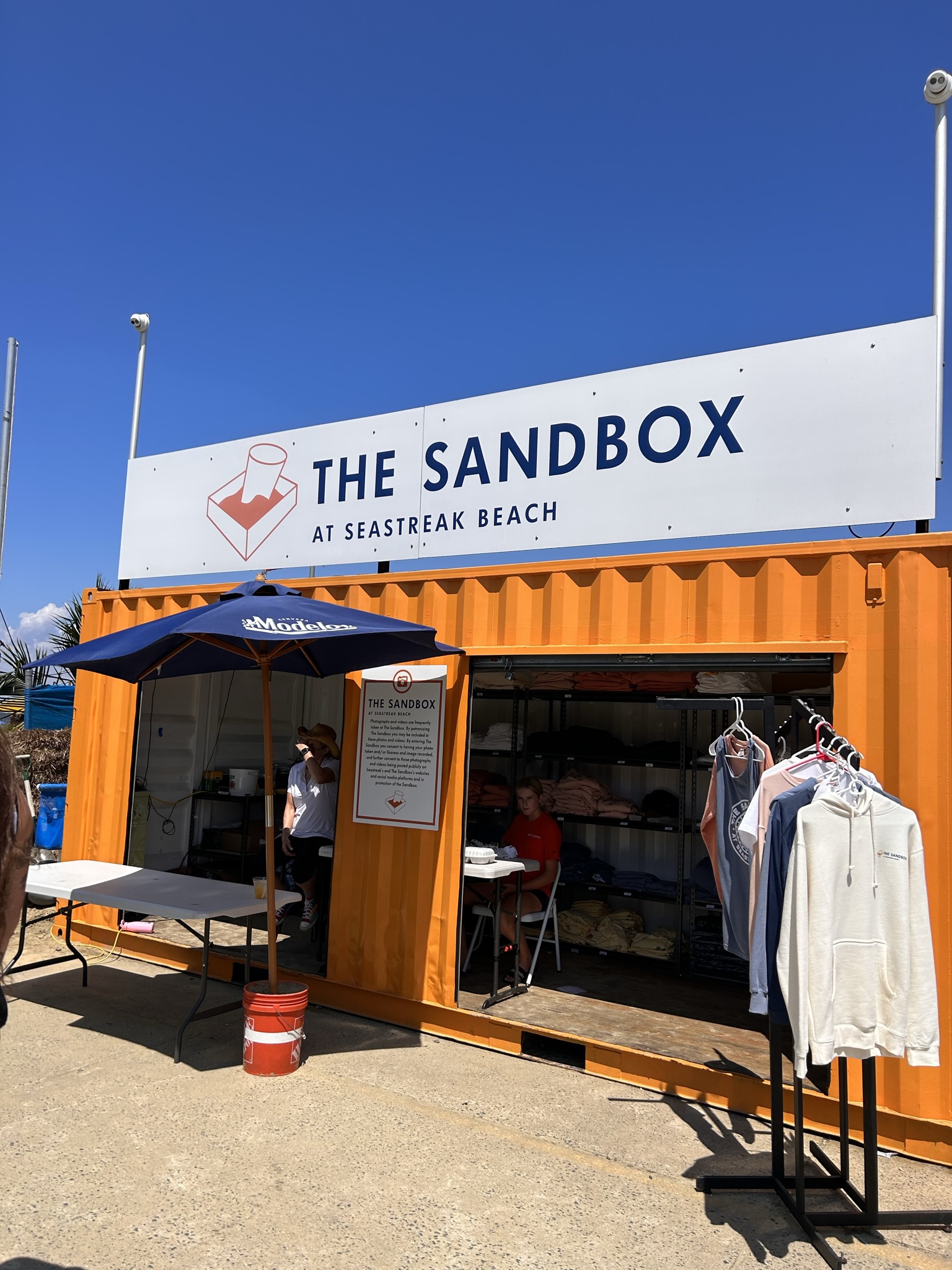 Jersey Shore Day Trip destination: The Sandbox at Seastreak Beach in Highlands, NJ