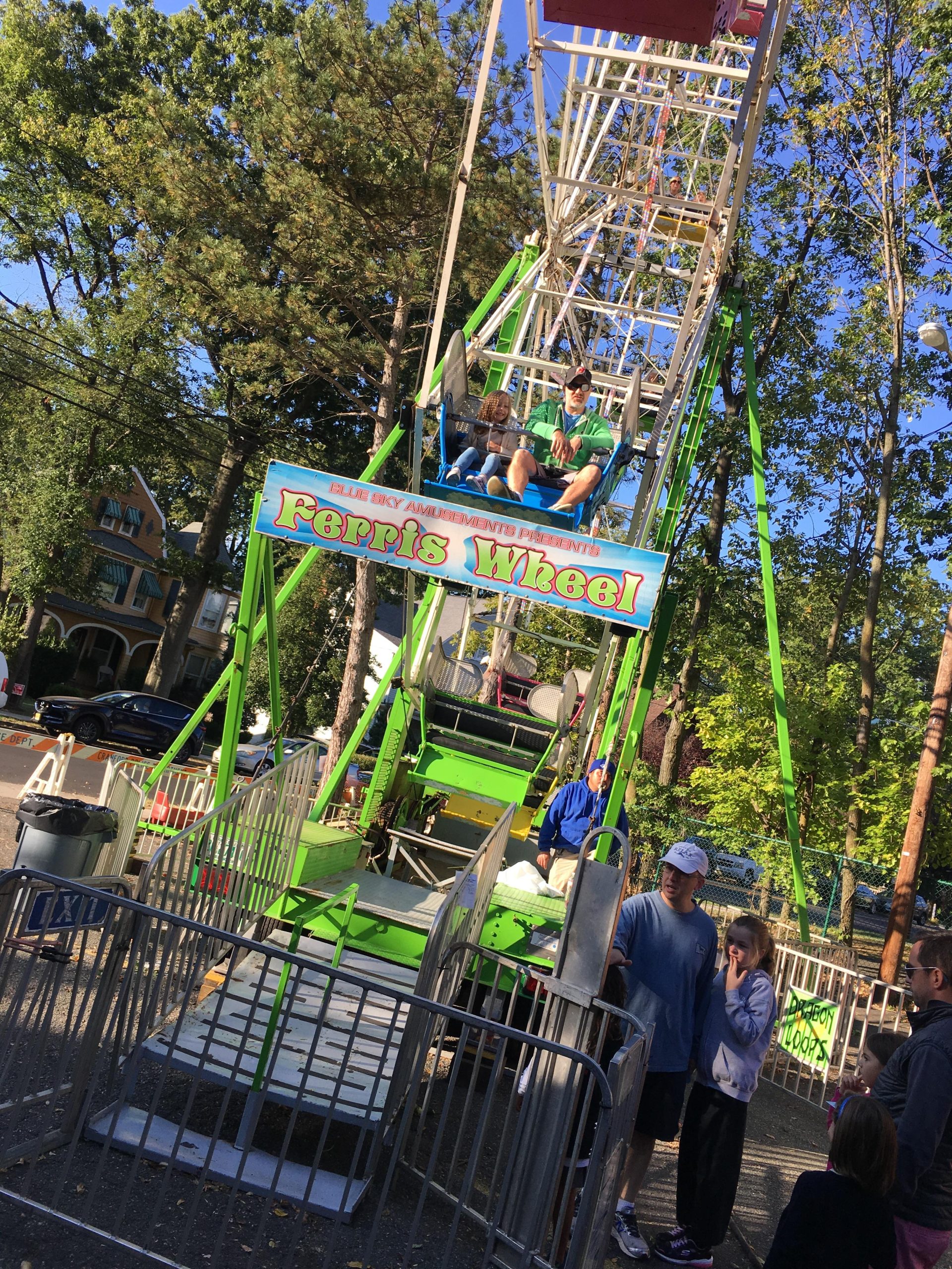 Rides at the Annual Feast of St. Micheal's in Cranford